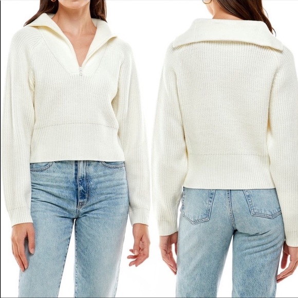 WAYF Nelle Half Zip Pullover - Picture 9 of 16